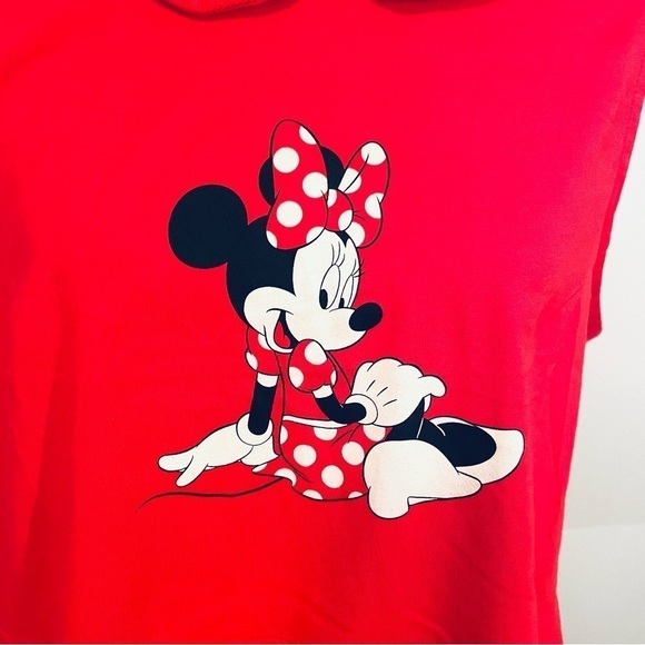 ๐ NEW Disney Minnie Mouse Peplum Tank โ Women's XL ๐100% Cotton - Picture 9 of 12